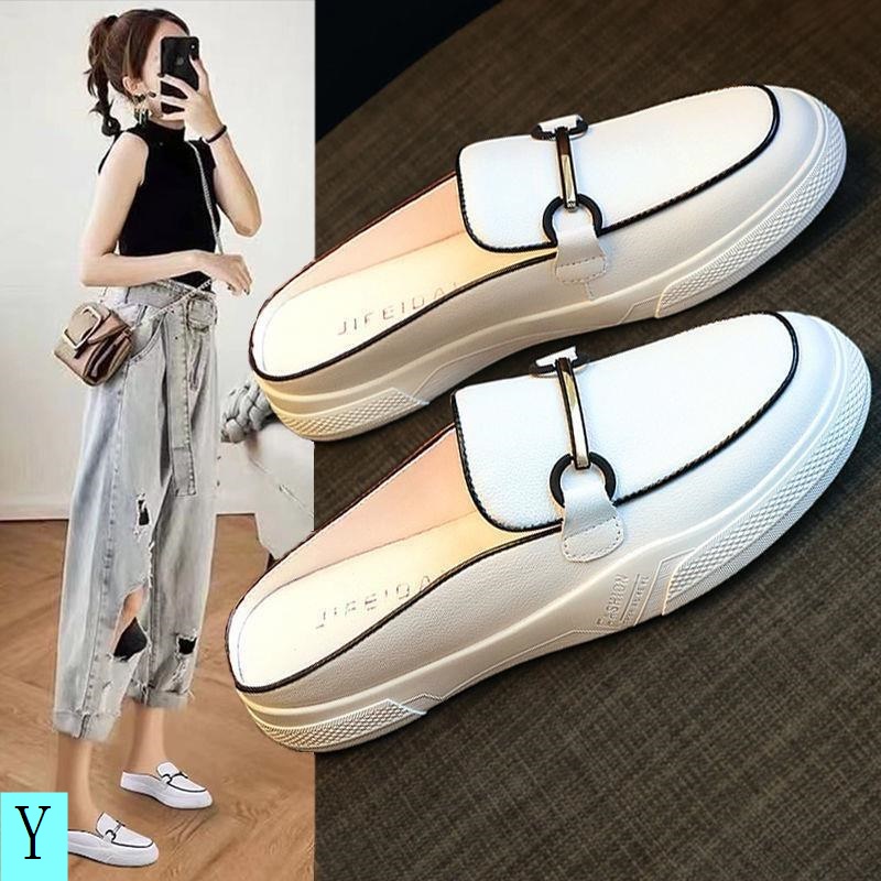 Dép Sandal Da Mềm Đế Bằng Thời Trang Mùa Hè 2022 Cho Nữ
