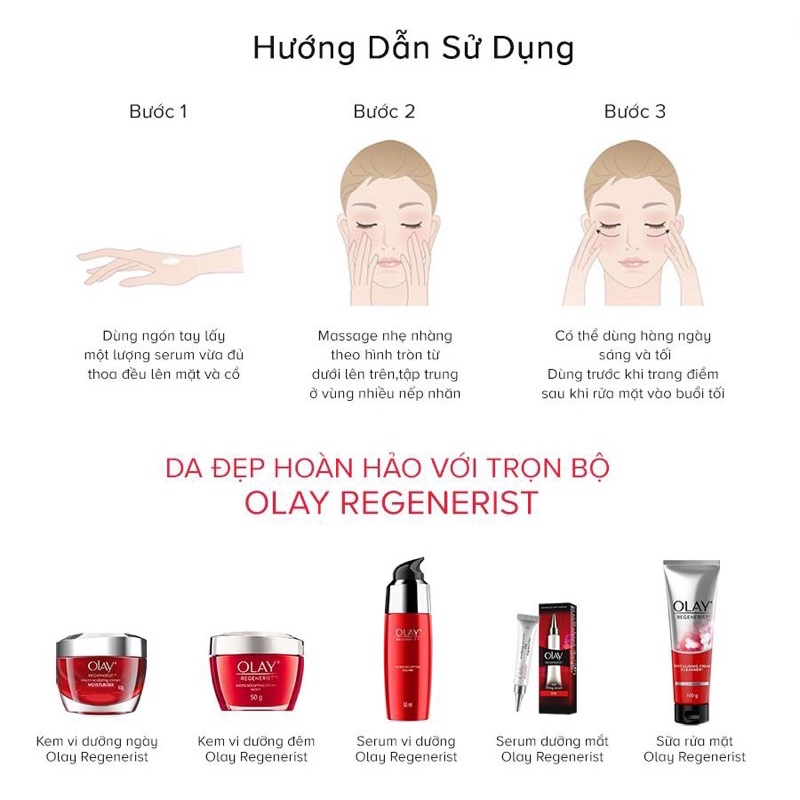 Tinh Chất Dưỡng Da Trắng Lão Hoá Olay Regenerist 150ml
