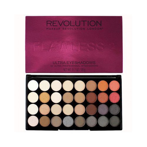 Bảng phấn mắt Revolution Flawless 2 Eyeshadow Palette 32 màu