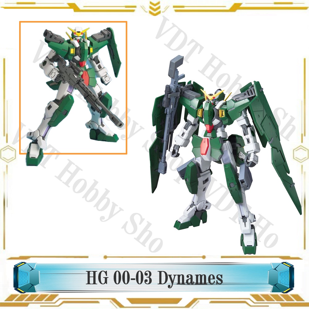 Mô hình gunpla HG 00-03 Dynames TT Hongli