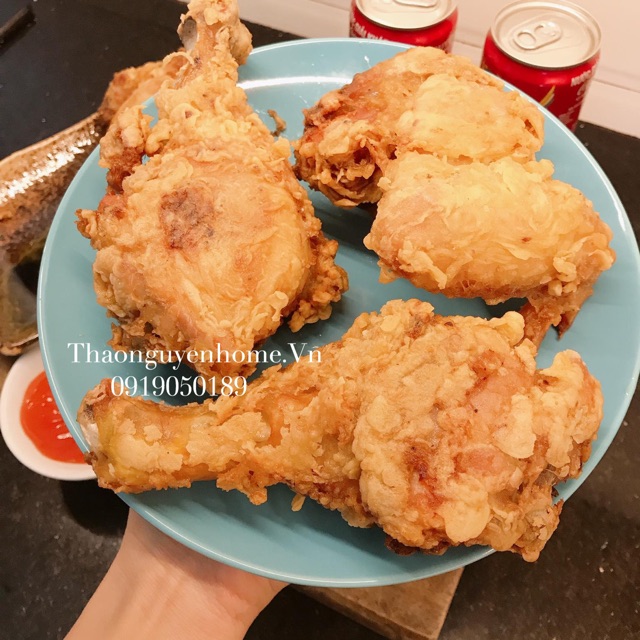 Bột chiên gà giòn rụm như KFC