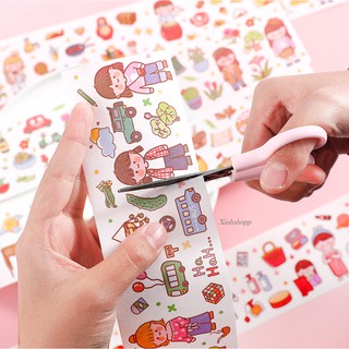 Sticker 39x6,5cm Cô Gái Zaomo