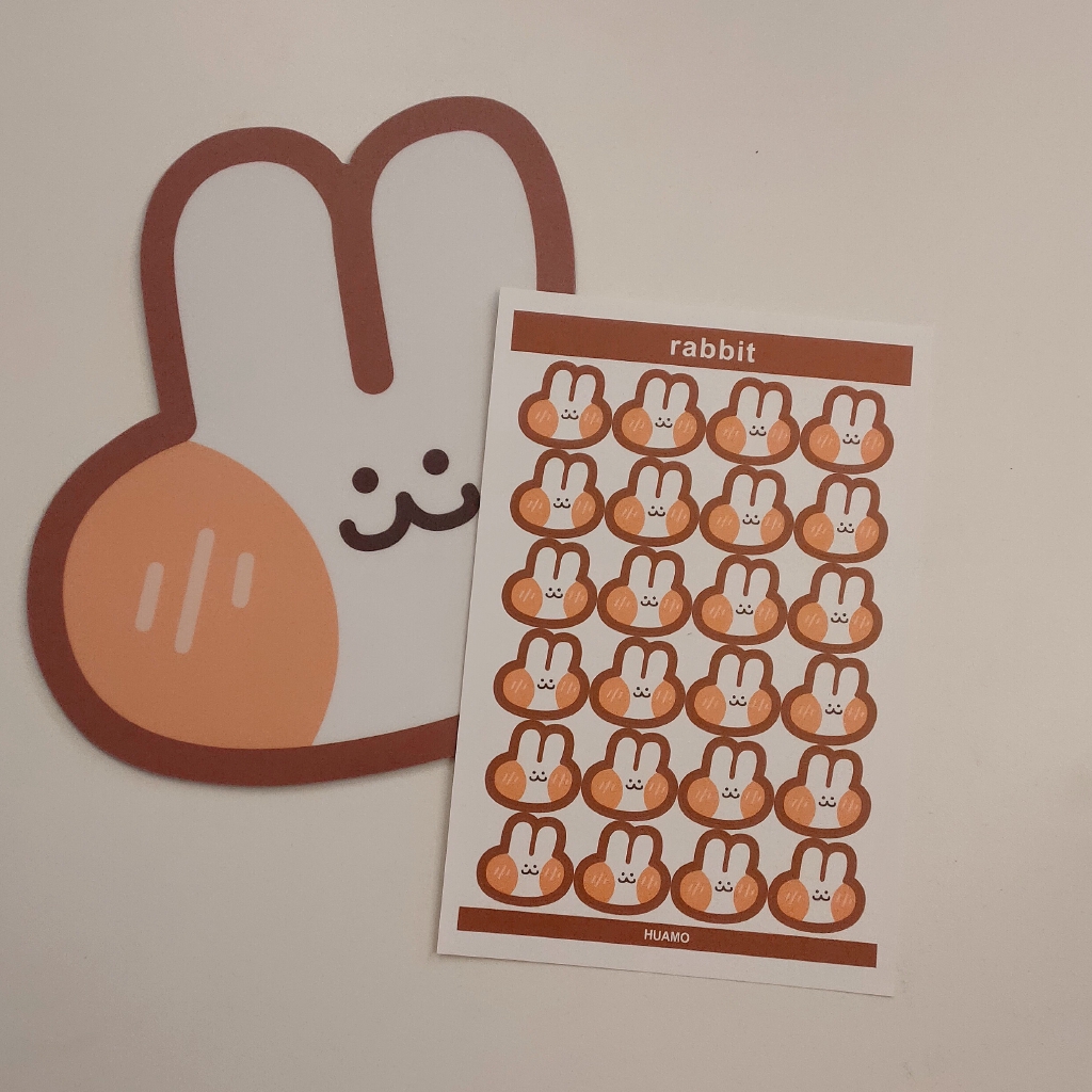 Miếng dán trang trí hình dấu chân gấu , thỏ , gấu , mèo dễ thương