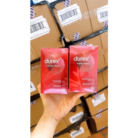 (Cam kết chính hãng) Bao cao su DUREX 30 chiếc