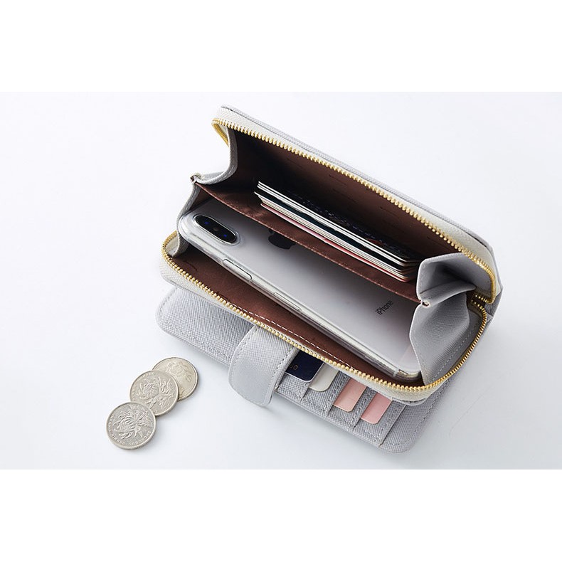 Ví nữ mini, ví nữ ngắn cầm tay thời trang phong cách hàn quốc | BigBuy360 - bigbuy360.vn