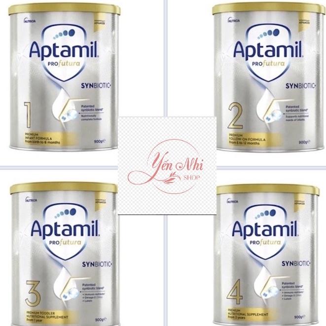 Sữa Aptamil Profutura Úc đủ số 1-2-3-4 lon 900g date mới nhất