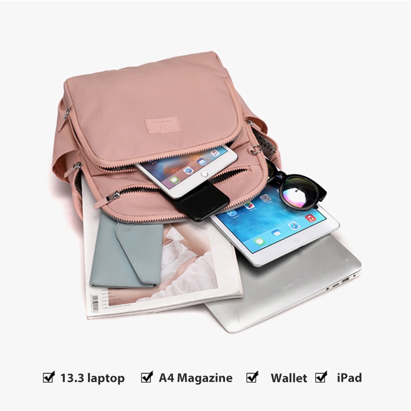 Ba Lô Vải Dù Thời Trang Hàn Quốc