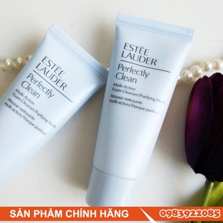 Sữa rửa mặt Estee Lauder Perfect Clean Foam Cleanser/Purifying Mask 30ml