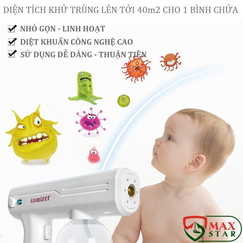 [ Xả Kho Mùa Dịch ] Máy Khử Khuẩn Khử Trùng Nano Xịt Diệt Khuẩn Nano Tia Uv Cao Cấp, Nhỏ Gọn Dễ Cầm, Giao Nhanh Tại Hcm. | BigBuy360 - bigbuy360.vn