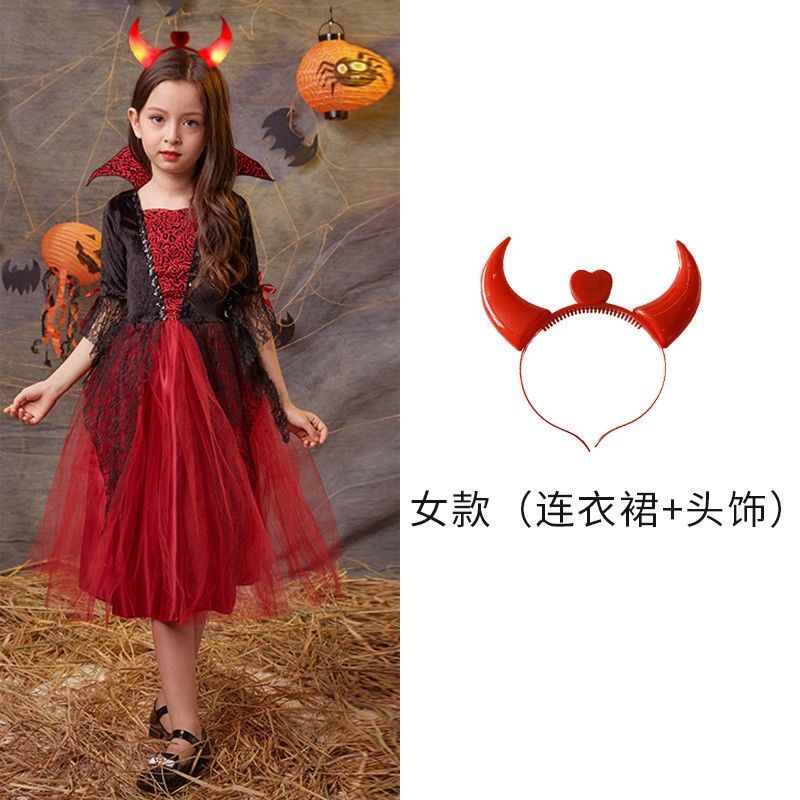 Bộ Trang Phục Hóa Trang Ma Cà Rồng Halloween cho bé Trai / bé Gái