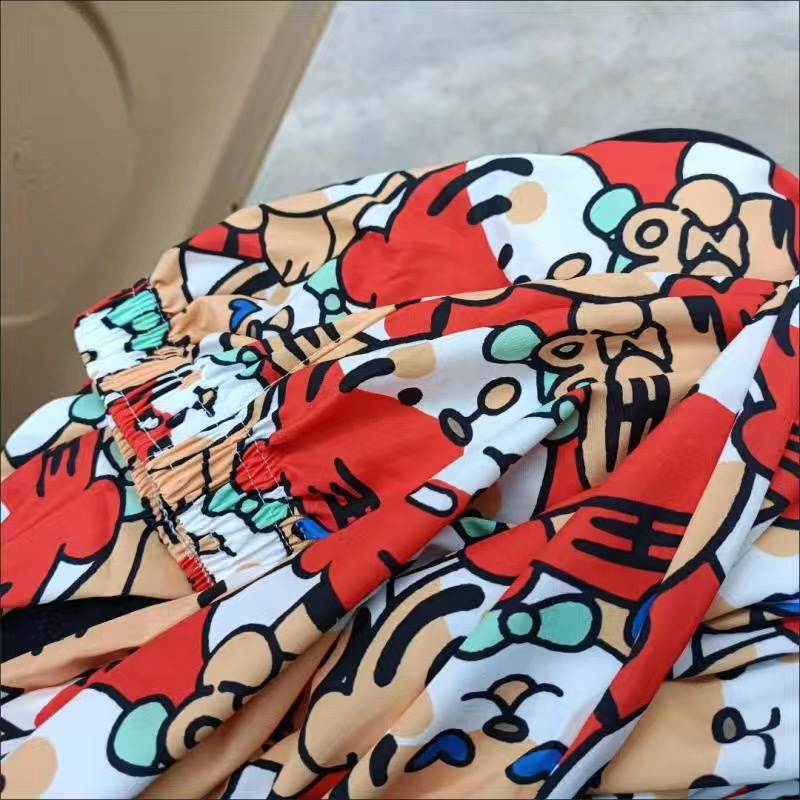 Quần dài phối hình nhân vật hoạt hình cho bé gái & bé trai nhiều màu  N01207