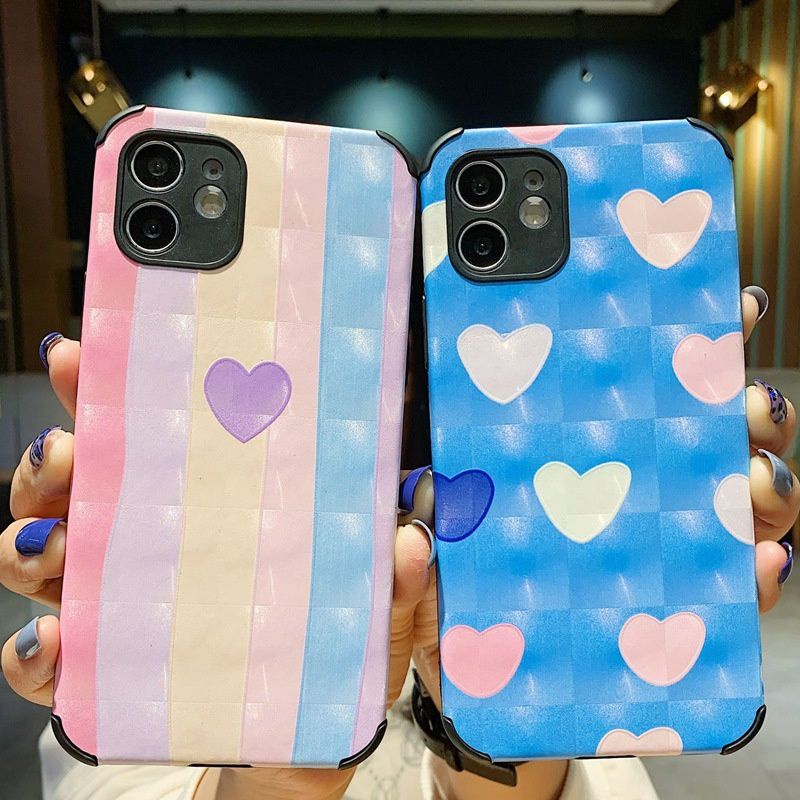 Ốp điện thoại silicon chống rơi họa tiết dễ thương cho IPhone 6 6+ 7 8+ SE X XS XR XSMAX 11 11pro 11promax 12 12promax