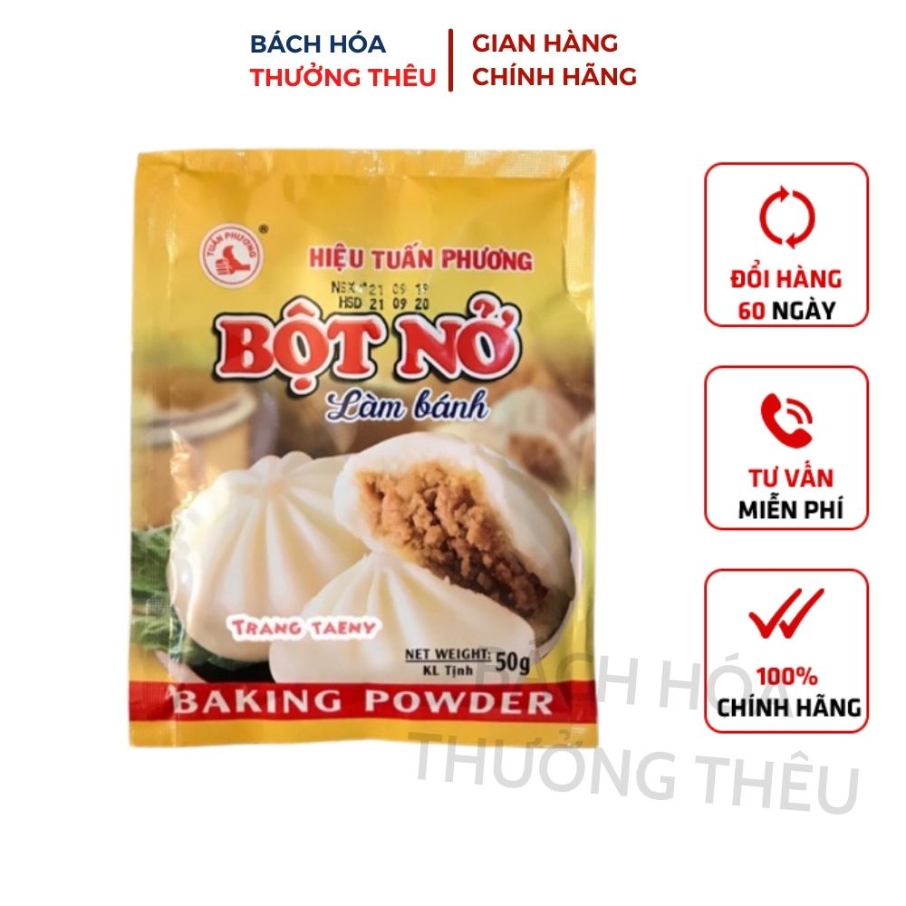 Bột nở làm bánh 50g (hiệu Tuấn Phương) / Baking powder 50g