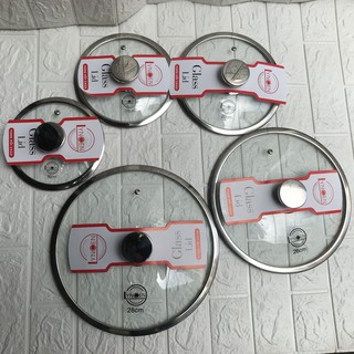 Nắp vung nồi chảo kính cường lực viền INOX LYNCEN
