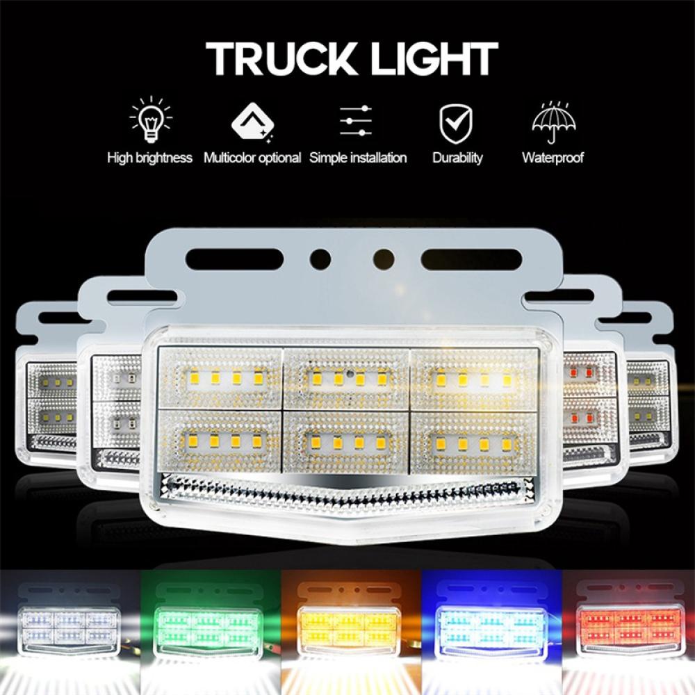 Đèn Tín Hiệu 24V 42LED Siêu Sáng Chống Thấm Nước Dành Cho Xe Tải Địa Hình I1W4