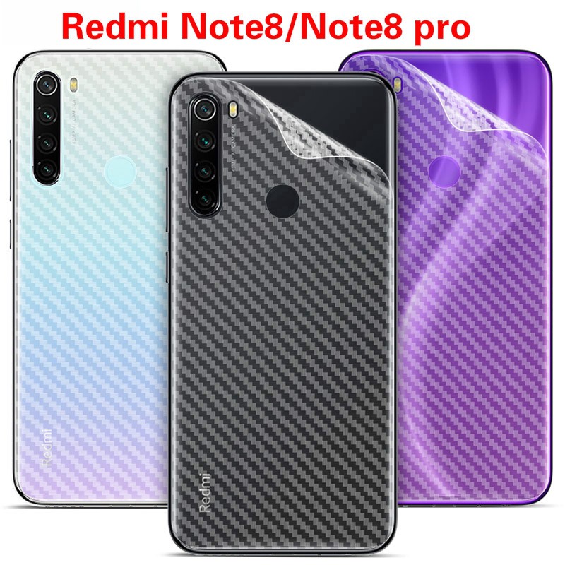 Miếng dán lưng cacbon dùng cho Redmi Note 8 /  Note 8 Pro