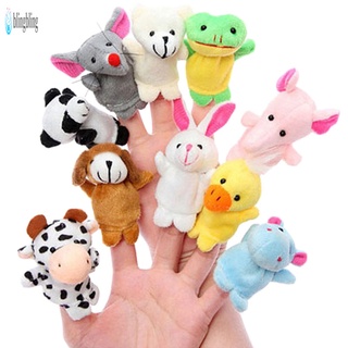 Set 10 con rối ngón tay hình các con vật đáng yêu
