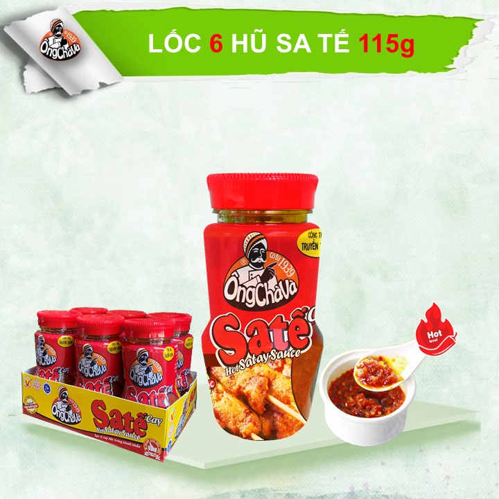 Lốc 6 Hũ Sa Tế Ông Chà Và 115gr