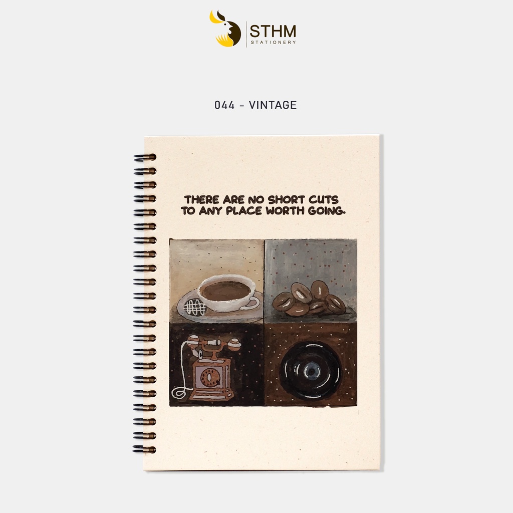 VINTAGE - Sổ tay bìa cứng - A5 - 044 - STHM stationery