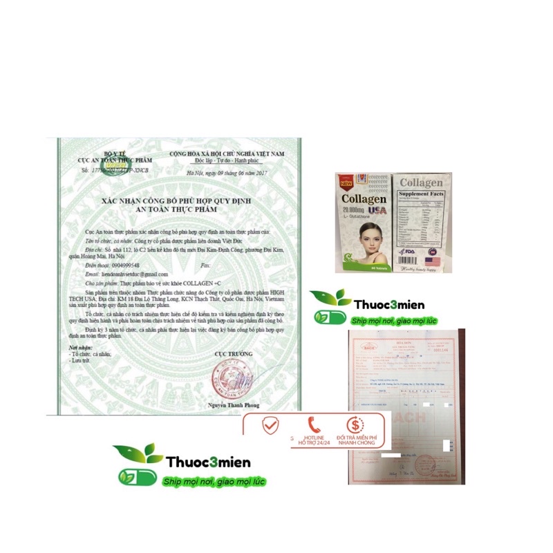 COLLAGEN 20000mg HỖ TRỢ DA,LÀM ĐẸP DA