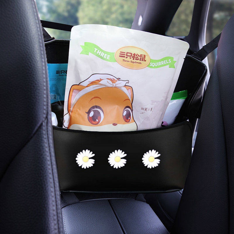 Car Seat Room Storage Net Bag Car Storage Bag Car Interior Place Bag Artifact Middle Front Stop Net Shopping Bags Auto department store supplies