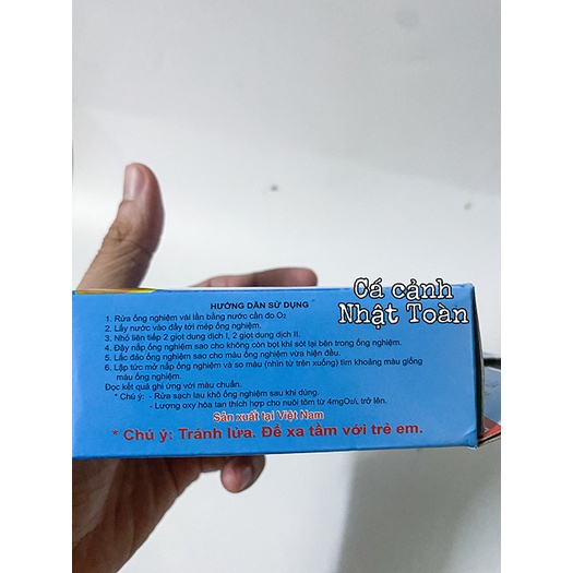 DUNG DỊCH KIỂM TRA LƯỢNG OXY TRONG NƯỚC HỒ CÁ