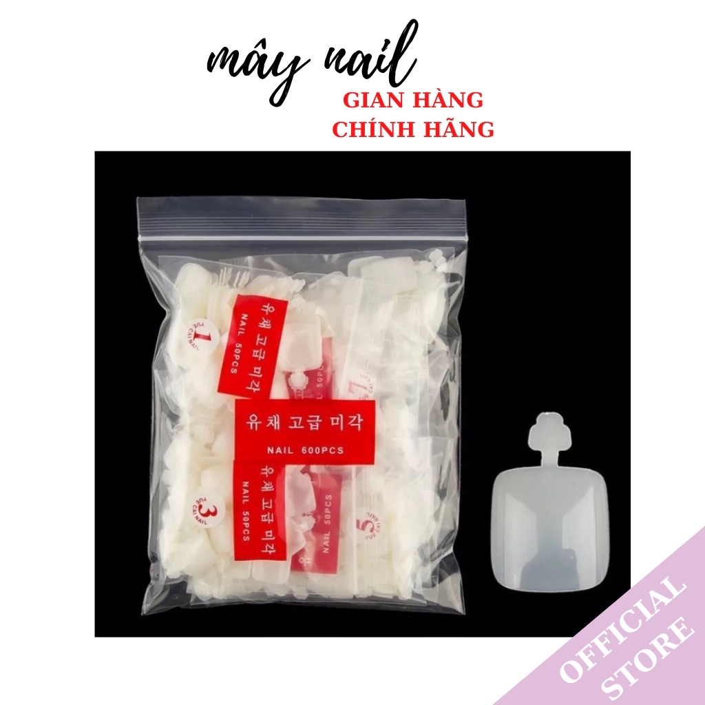 Móng úp chân chuẩn fom ( bịch 600 móng)