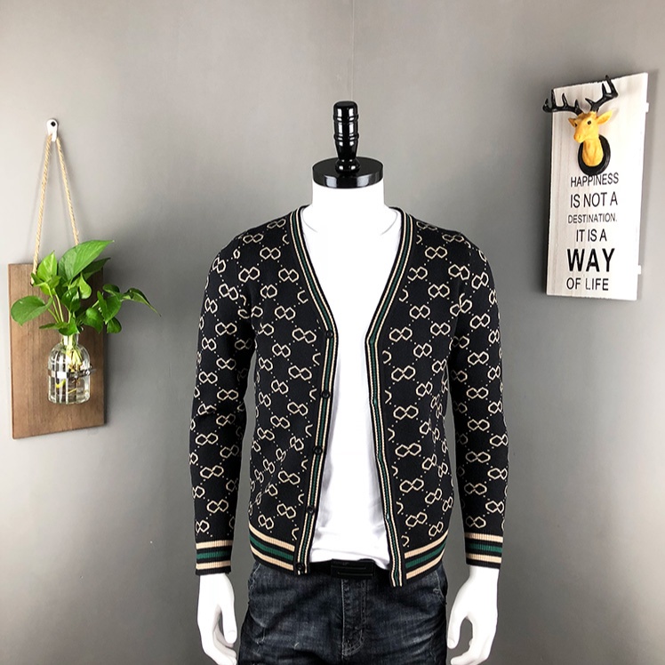 Áo khoác cardigan nam Men's cardig sweater Korean sweater jacket male