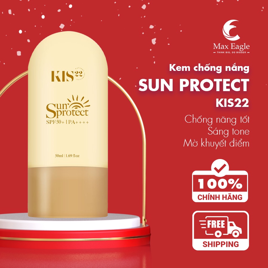 Kem Chống Nắng Dưỡng Ẩm Sun Protect KIS 22 - Tuýp 50 ml