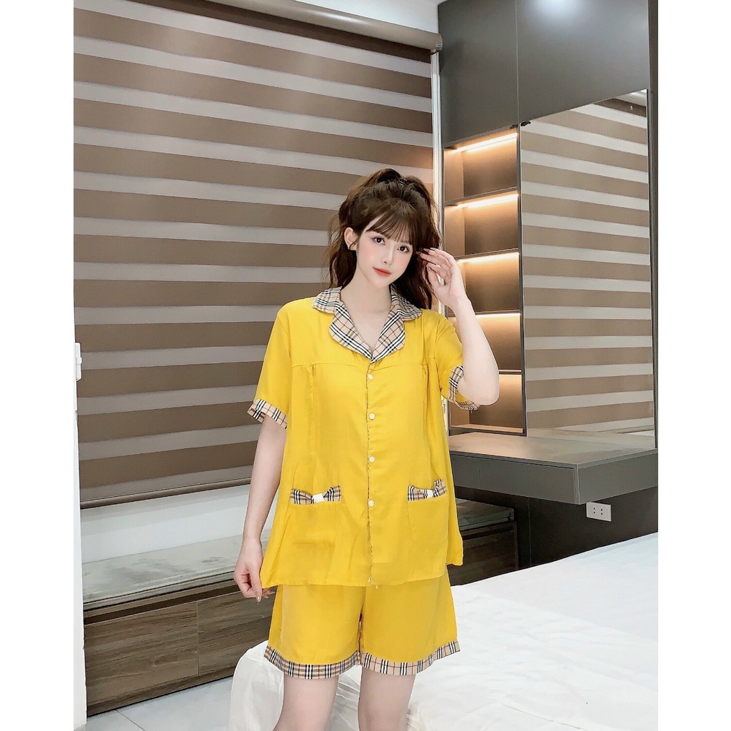 Bộ đồ bầu ngắn tay thời trang thiết kế M503 vải đũi hàn freesize