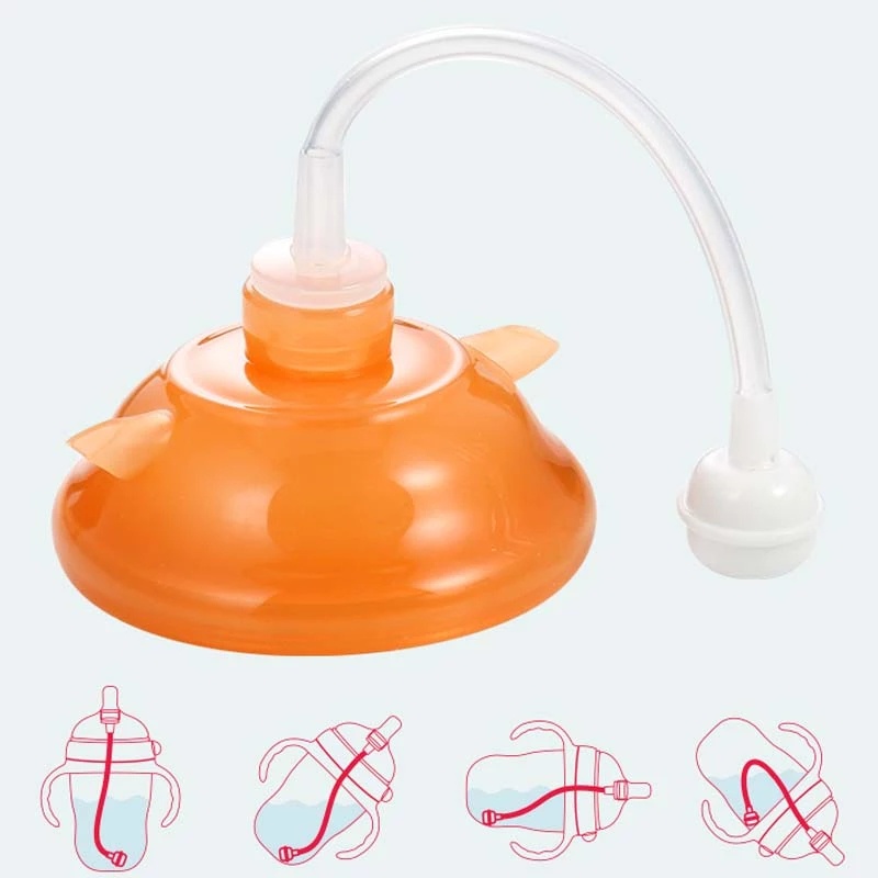 Bình sữa bằng silicone chống sặc cho bé sơ sinh 0-18 tháng tuổi