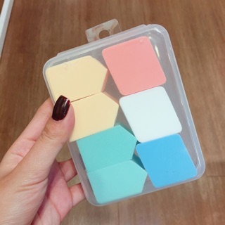 SET 7 BÔNG MÚT ĐÁNH KEM NỀN MOSHI MOSHI