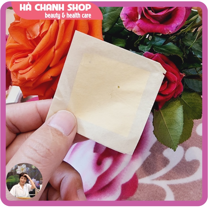 Mặt Nạ Vàng Lá 24K STYLE GOLD LEAF gói 10 Miếng Vàng Lá 24K Nguyên Chất Kích Thước 4.33 x 4.33cm Dưỡng Ẩm Làm Trắng Sáng