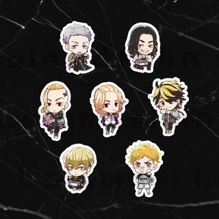 [SET 4] Bộ 7 sticker anime Tokyo Revengers chibi size 4 cm đáng yêu