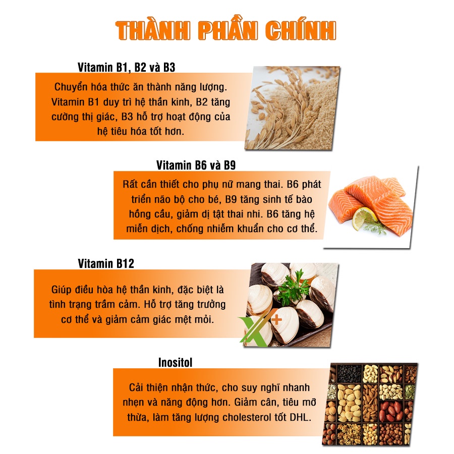 Viên uống Vitamin B tổng hợp DHC Nhật Bản bổ sung 8 loại vitamin B thực phẩm chức năng X6-DHC-MIX | Thế Giới Skin Care