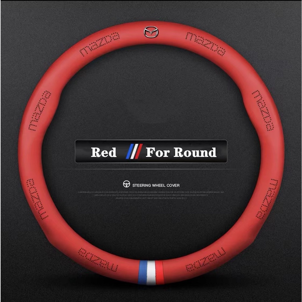 Bao Da PU Bọc Vô Lăng Xe Hơi Mazda 2 3 5 6 Axela Atenza MX5 CX3 CX4 CX5 CX7 CX9 RX8 RX7 MX3 Demio