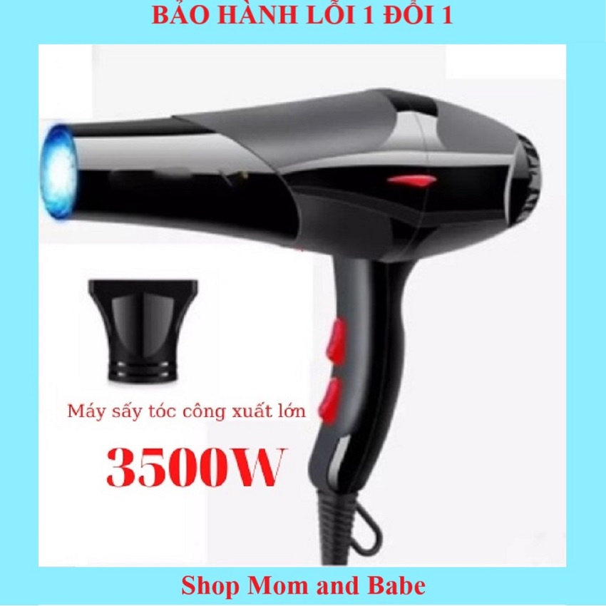 Máy sấy tóc 2 chiều nóng lạnh công suất lớn 3500w nhanh khô và tạo kiểu tóc ( Bảo hành lỗi 1 đổi 1 )