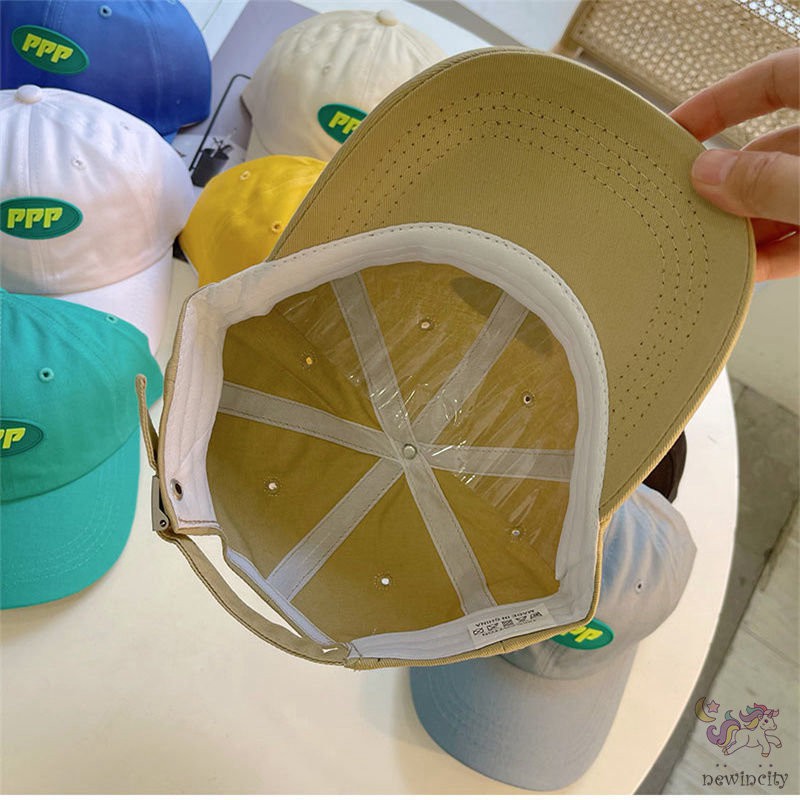 Mũ lưỡi trai in họa tiết chữ phong cách Hàn Quốc dành cho bé