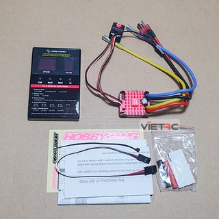 ESC Hobbywing Quicrun 1060 (60A) và 1080 (80A) cho động cơ không chổi than chế tàu/xe điều khiển từ xa