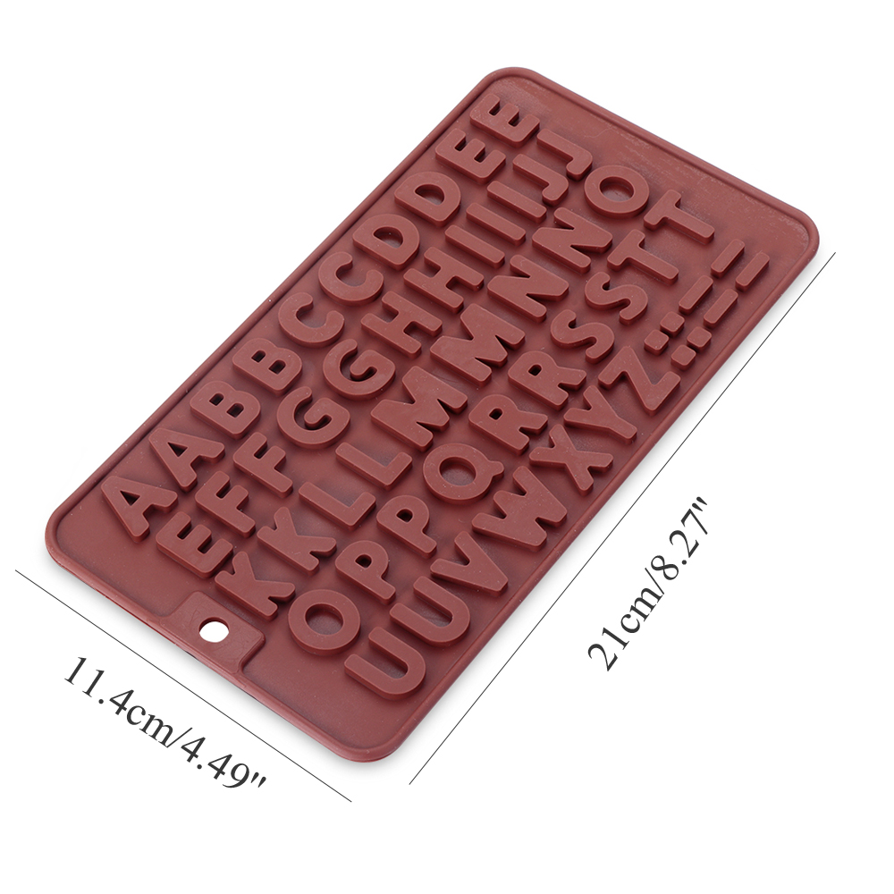 Khuôn Silicon Tạo Hình Chữ Cái Và Chữ Số Cho Bánh Kẹo