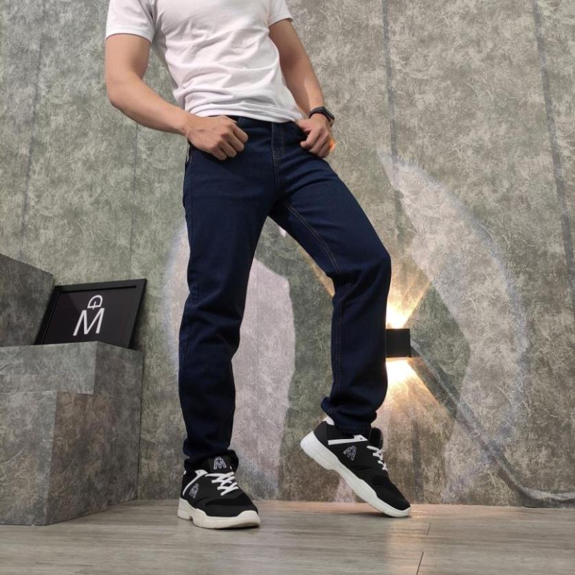 Quần jean nam trơn ống suông vải đẹp không co giãn TL63 Shop Thành Long ! 2022 !
