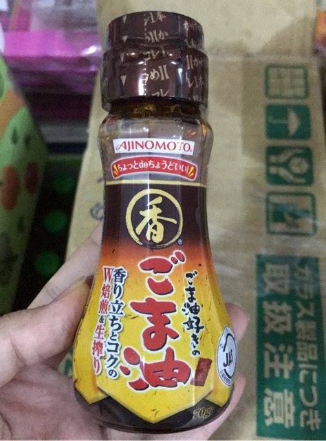 [HSD 2023] Dầu mè Organic Ajjnomoto chai 70gr/160gr nội đia Nhật