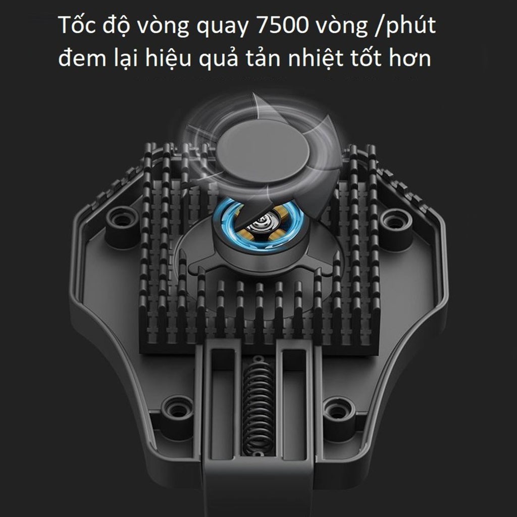 Quạt tản nhiệt Memo DL01 / Cooling Gaming siêu mát cho điện thoại -dc4479