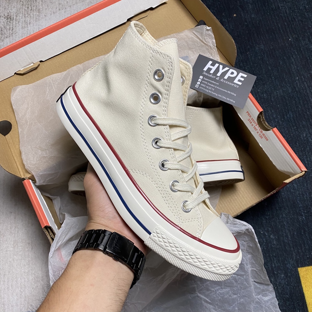 Giày Converse 1970s High White  - Hype Sneaker | Phiên bản 1:1 chuẩn