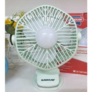 Quạt sạc tích điện mini sunhouse shd7111 chính hãng nguyên kiện