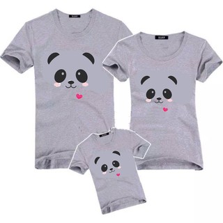 Combo 3 Áo gia đình mặt gấu trúc
