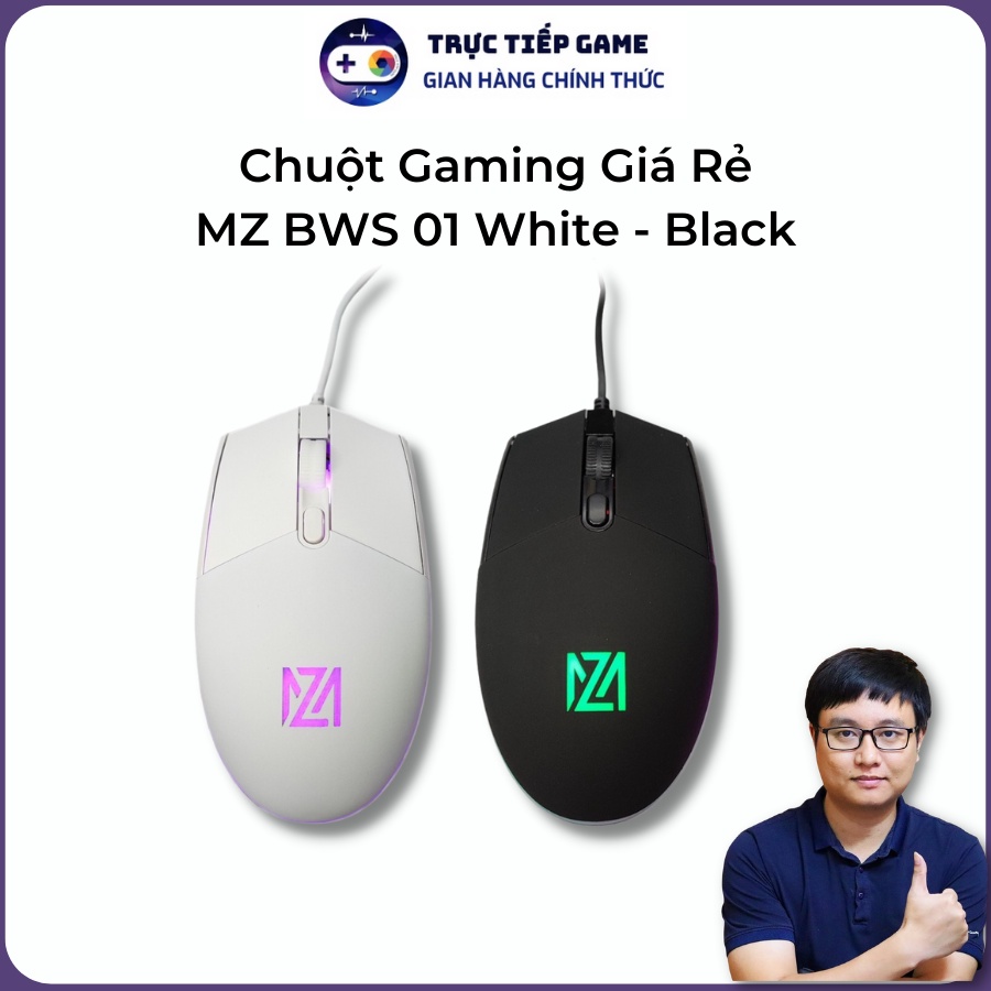 Chuột Gaming Giá Rẻ MZ BWS 01 Siêu Bền ( Bảo Hành Chính Hãng 12 Tháng) - Trực tiếp Game Official Store