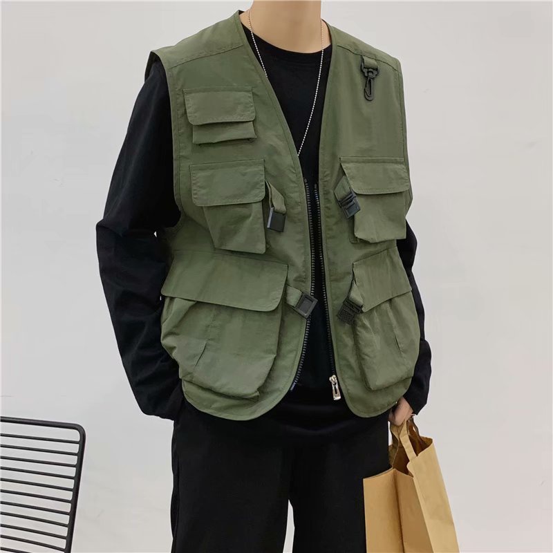 Áo Gi Lê (Gile), Áo Khoác Mùa Thu, Đông Nam Nữ Dễ phối đồ, chất kaki nhẹ, đẹp Form Unisex