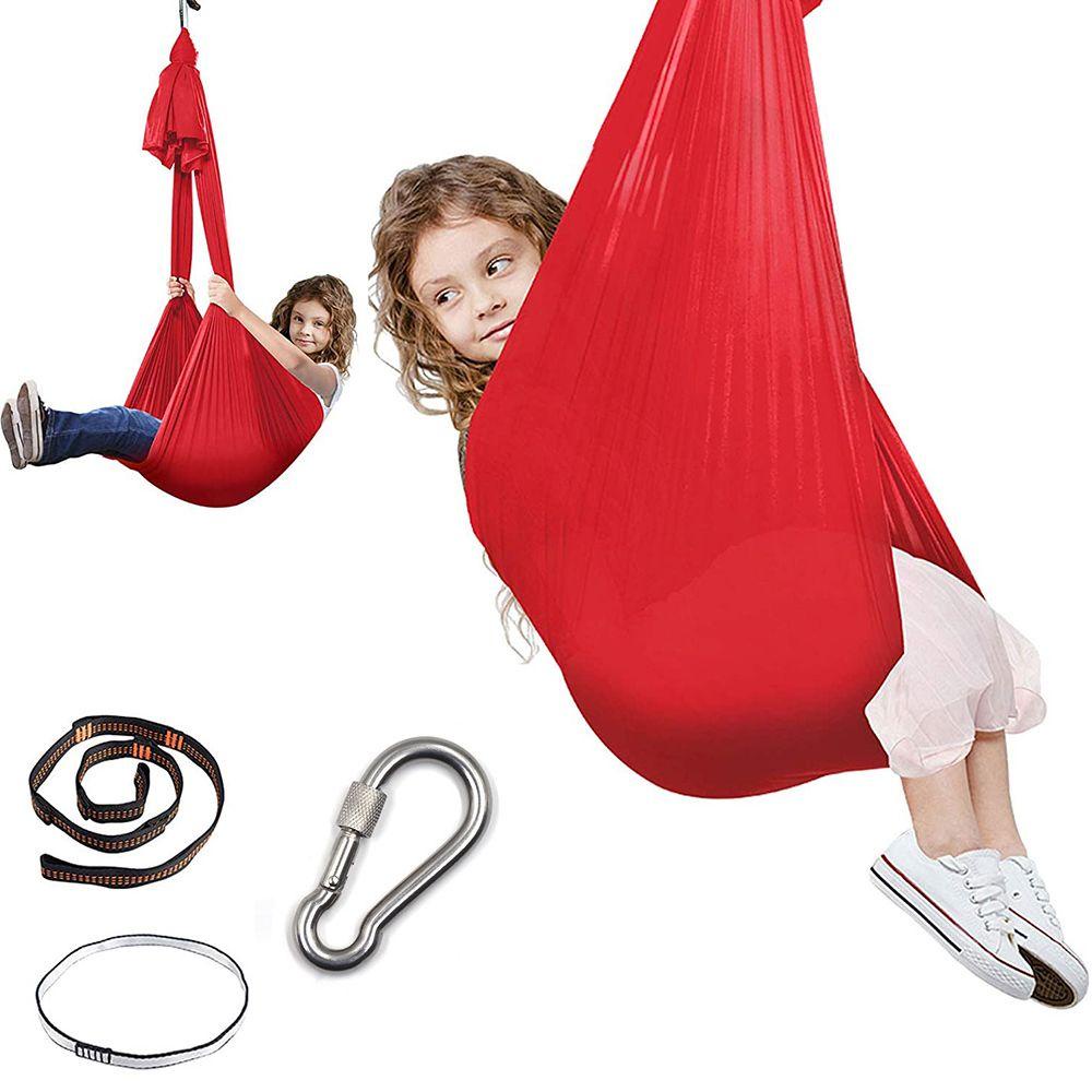 Võng Nylon Đàn Hồi Có Thể Điều Chỉnh Hỗ Trợ Tập Thể Dục Cho Trẻ Em LAYOR1
