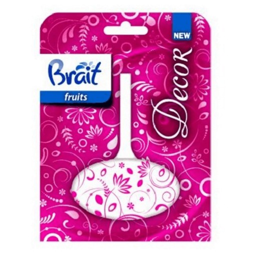 [Combo 2 viên] Sáp thơm Tẩy Bồn Cầu Decor Fruits BRA3282 (Hương hoa quả), Sạch Khuẩn, Thơm Mát (40g/viên)